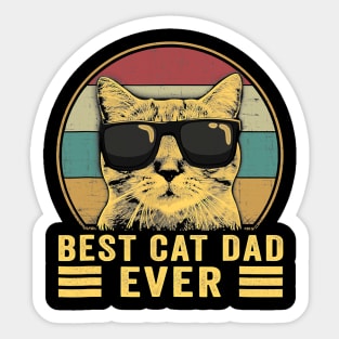 Best cat dad ever Sticker